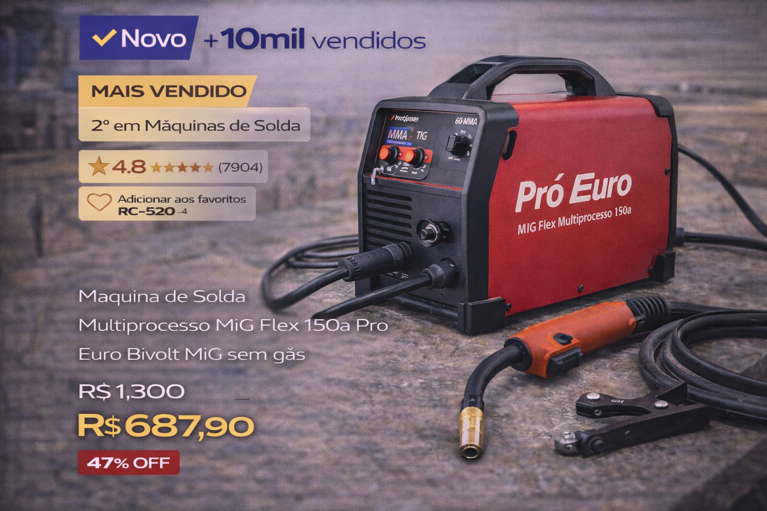 soldadora mig flex 150a pra3 euro 4fjJDk2oHrpX93TB